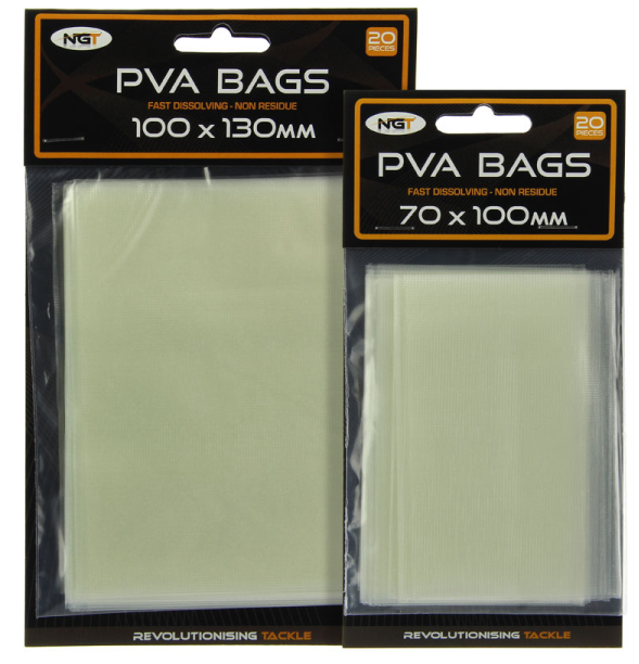 45 pc PVA Bundle Pack, Wide tube, narrow string Tape and 40 assorted bags pic 2