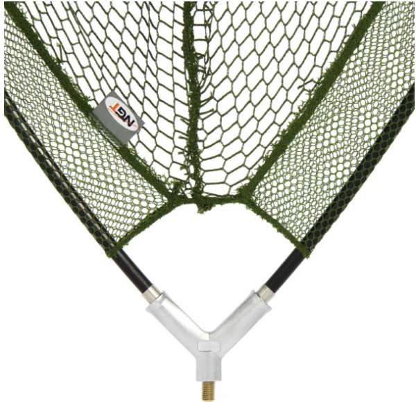 NGT 50 Specimen Net - Two-Tone Mesh with Metal 'V' Block and