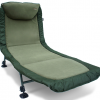 NGT Classic Bedchair with Recliner Micro Fleece Fabric