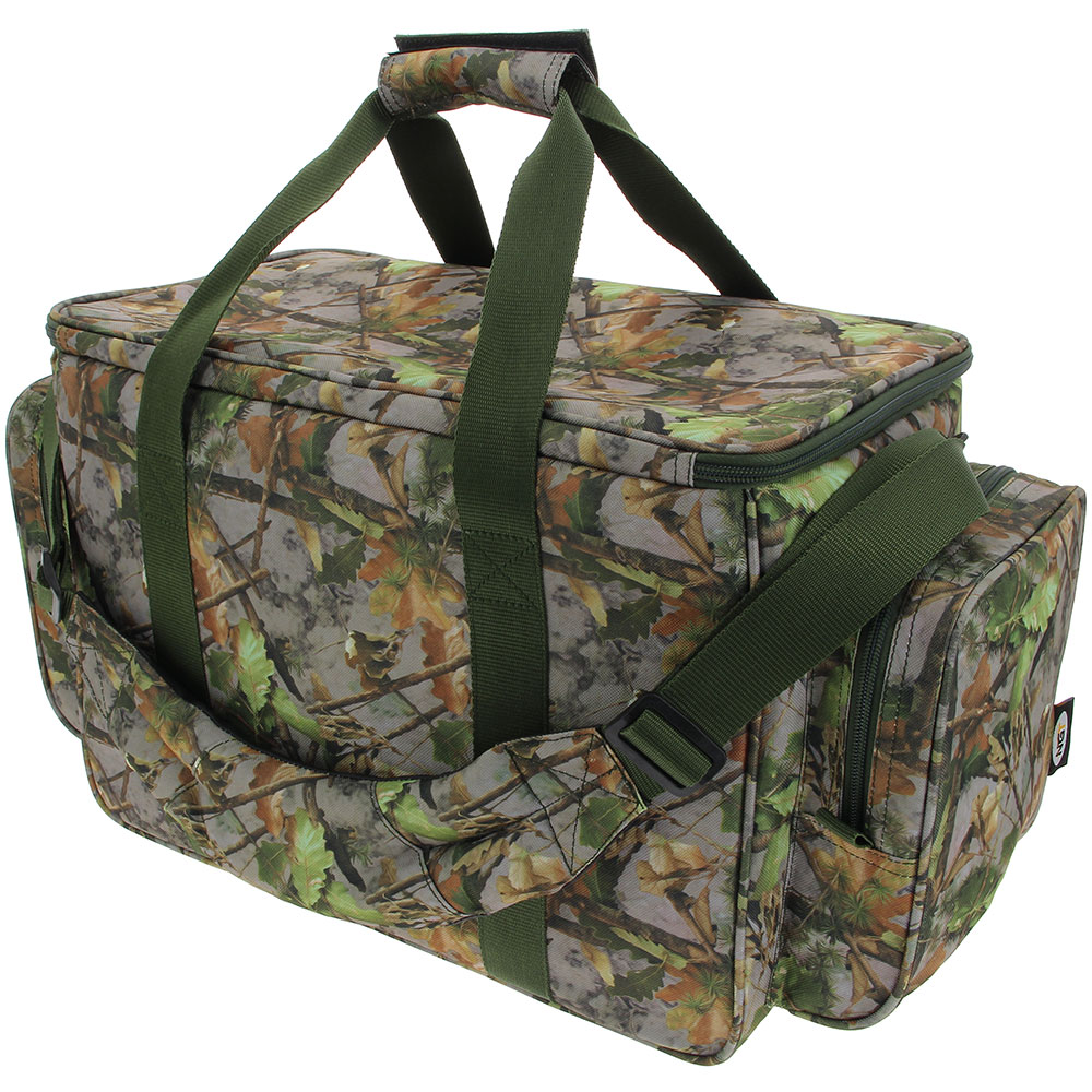 NGT, Camo Insulated Carryall/Shoulder Cooler Bag with Mesh Front Pocket ...