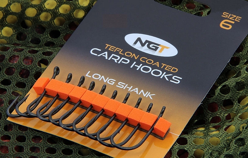 NGT long shank fishing hooks